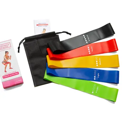 Silicone Resistance Band for Glute Training, Yoga and Fitness - 9