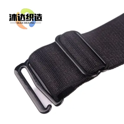 Adjustable Elastic Hat Band with Open-Top Buckle and Variable Size - 6