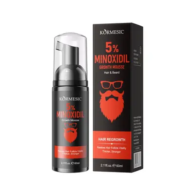 KORMESIC 5% Minoxidil Hair and Beard Growth Serum - 8