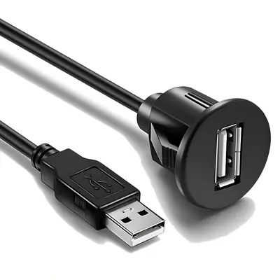 Su geçirmez USB panel kablosu, araç gösterge paneli için - 7