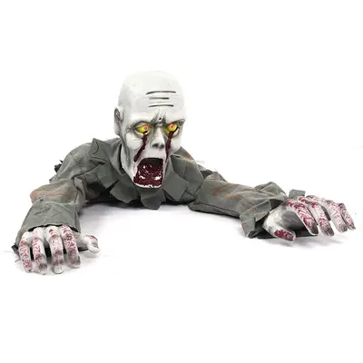 Halloween Motion-Sensor Electric Crawling Ghost Decoration