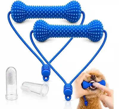 Pet Chew Toy Toothbrush Stick for Easier Teeth Brushing - 8