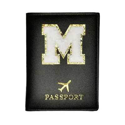 Passport holder and luggage tag set, customizable