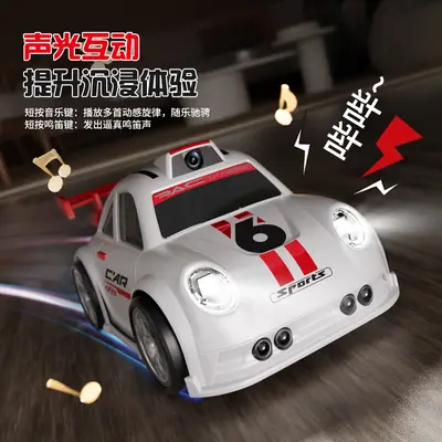 跨境C6迷你遥控车带高清摄像头屏控智能感应跟随逃跑rc遥控漂移车 - 2