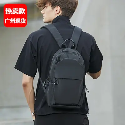 Guochao Mini Backpack Lightweight Student Schoolbag for Outdoor Travel