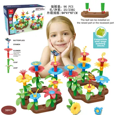 Schneeflocken-Kunststoff-Bausteine, Lernspielzeug für Kinder