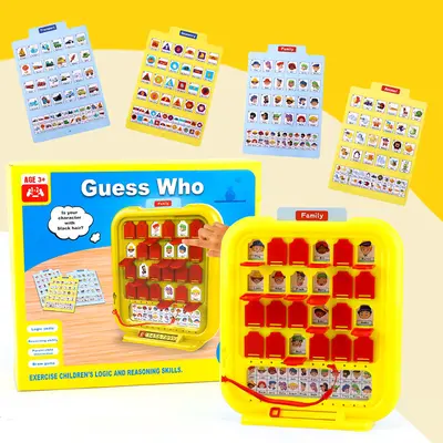 Guess Who I Am Multi-Theme Parent-Child Interactive Educational Game Early Learning Children's Interactive Toy