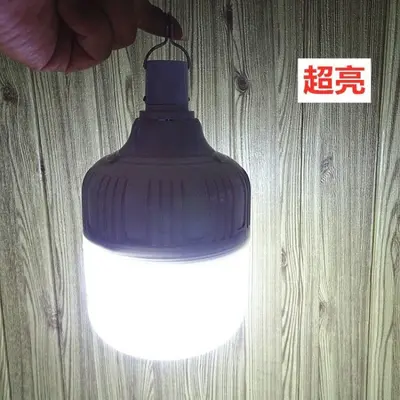 Solar Rechargeable LED Bulb, Portable Emergency Lighting