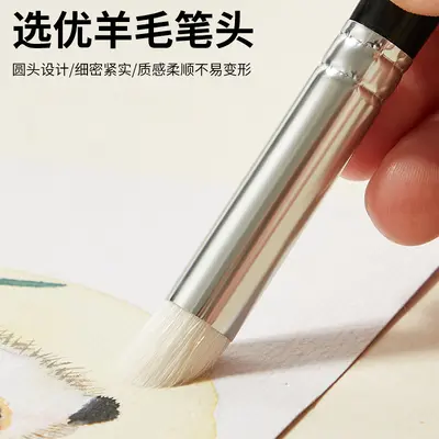 6-piece art brush set, wool - 4