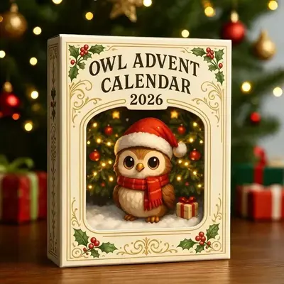 2026 24-Tage Eulen-Figur Blindbox Adventskalender