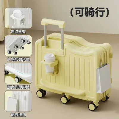 Children's Ride-On Suitcase, 6 Wheels, Combination Lock - 7