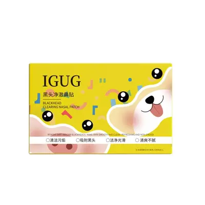 IGUG黑头净澈鼻贴闭口水控油毛孔便携去鼻头贴清洁Q去黑头鼻贴 - 9