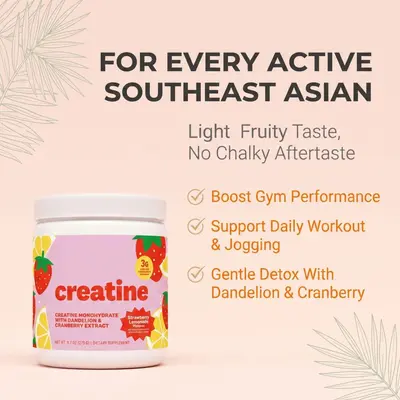 外贸TK草莓柠檬味肌酸粉Creatine Monohydrate膳食补充剂厂家现货