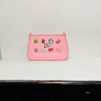 In Stock Personalized EVA Handheld Underarm Bag Bestselling Cosmetic Bag Perforated Single Shoulder Bag DIY Cartoon Accessories Crossbody Bag
