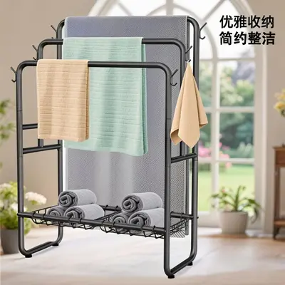 Movable Bathroom Shelf