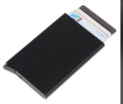 Fabrika toptan alüminyum alaşımlı kartlık hırsızlık önleyici kart çantası RFID kart kutusu banka kartı kutusu açılır kapanır sınır ötesi çok satan - 7