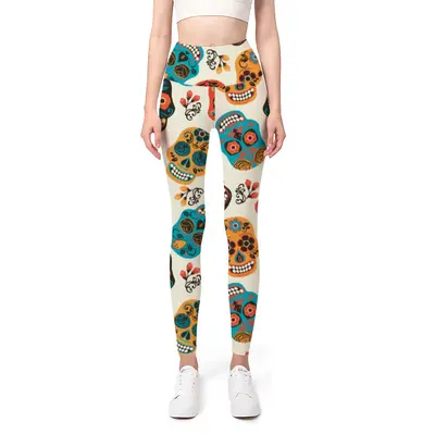 Kadın yoga pantolonu, 3D baskı, bahar-yaz koleksiyonu