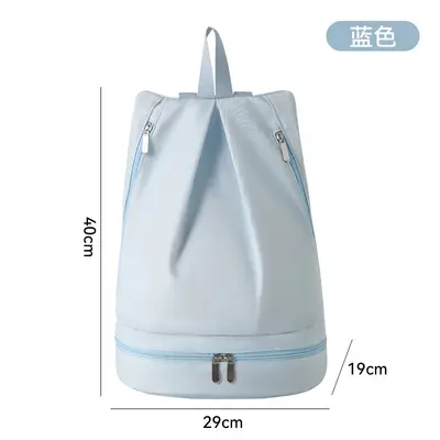 Portable Swimming Bag Dry and Wet Separation Sports Fitness Men's Swimsuit Storage Bag Waterproof Bag Women's Beach Backpack - 8