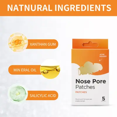 Acne and Blackhead Removal Nose Pore Strips - 4
