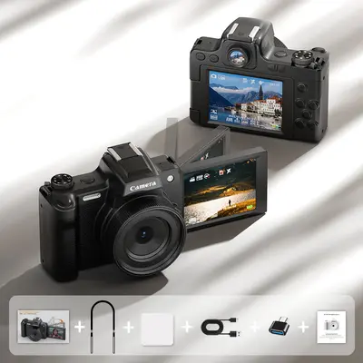 Anck DC101 Retro CCD Digital Camera with Viewfinder, HD - 7