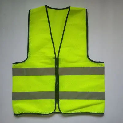 Multicolor Reflective Safety Vest, Two Horizontal Zippers, Breathable - 9