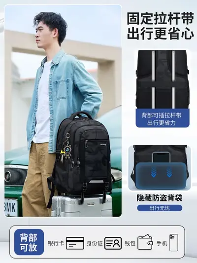 Middle and High School Backpack, Large Capacity, Spine-Protecting - 4