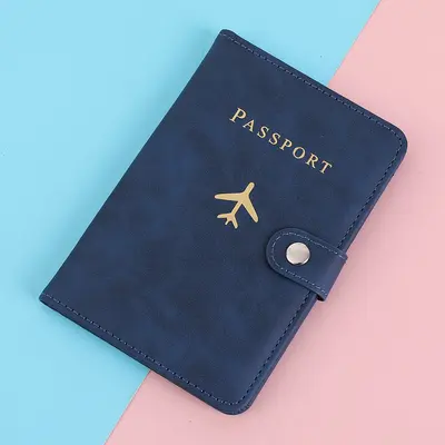 2026跨境旅行可定企业LOGO护照PU保护套出国护照夹机票夹护照现货 - 7