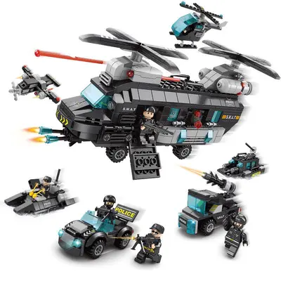 Lele Brothers 8577 Yapı Taşı Araba Seti, Lego Uyumlu, Çocuk Robotu - 10
