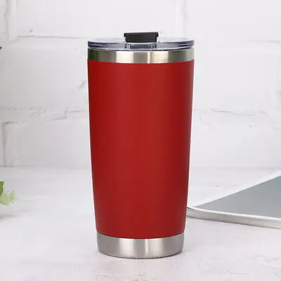 Vakumlu Paslanmaz Çelik Araba Bardağı, 20oz, Yalıtımlı, Buz Bardağı - 9