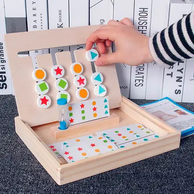 幼儿童逻辑思维训练玩具幼儿园蒙氏早教脑力开发益智教具厂家直销 - 7