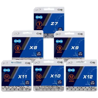 Premium Bicycle Chain X8 X9 X10 X11 X12 Chain Mountain Bike Chain 21/24/27/30/33 Speed