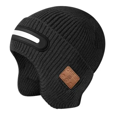 Amazon TikTok Premium Source Bluetooth Music Earphone Beanie LED Glowing Illuminated Colorful Light Beanie - 4