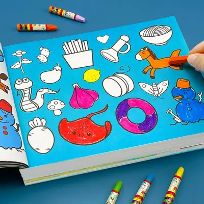 Children's Coloring Book Ages 2-4 - Drawing and Painting Activity - 4
