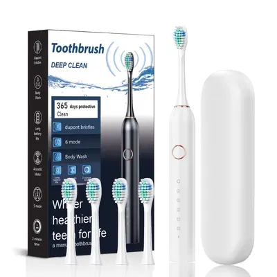 Adult Sonic Electric Toothbrush, Soft Bristles, USB Rechargeable - 2