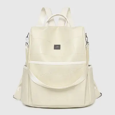 Retro Fashion PU Women's Backpack, Personalizable - 9