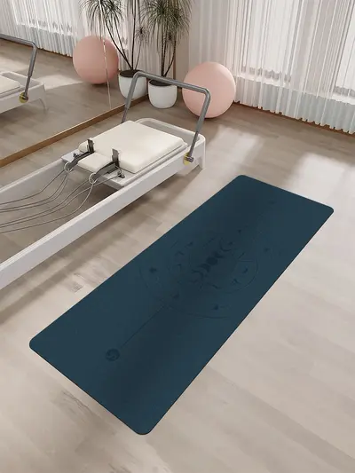 PU Kauçuk Yoga Matı, 2. Nesil Geniş, Aşınmaya Dayanıklı ve Kaymaz, Hindistan Cevizi Kabuğu - 3