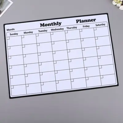 Magnetic Refrigerator Planner with Calendar and Whiteboard - 3