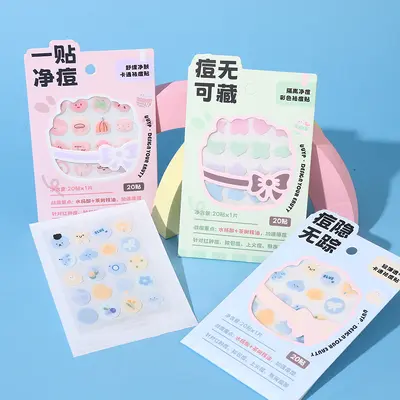 Thin Breathable Hydrocolloid Acne Patch, Can Be Worn Under Makeup - 3
