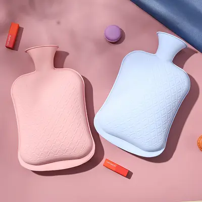 Silikon sıcak su torbası, büyük hacim, macaron renkler
