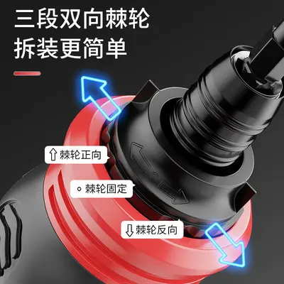 Delixi Ratchet Screwdriver Set Dual-Purpose