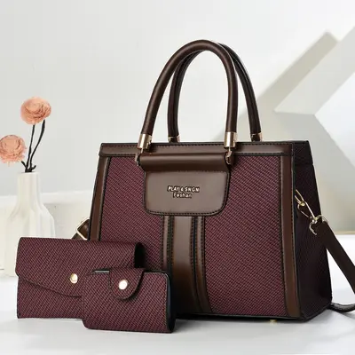 Mature Women's Handbag, Large Capacity Mom Bag - 9