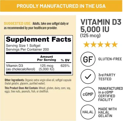 L-CALORIE Vitamin D3 Sonnenflasche, 42 g