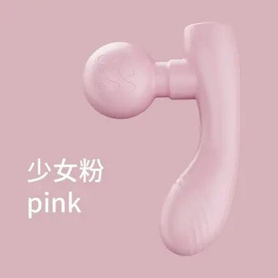 新品迷你双头按摩仪静音按摩仪腰部背部筋膜枪双头双电机迷 - 8