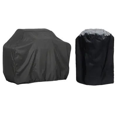 Oxford Cloth Barbecue Grill Cover, Dustproof and Sun-Protective