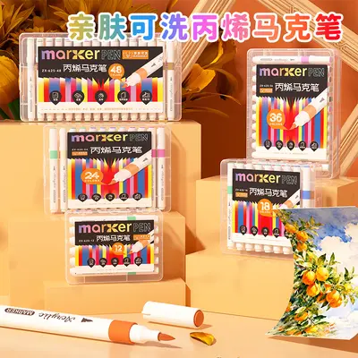 Kinder-Acryl-Marker Set zum Malen und Zeichnen