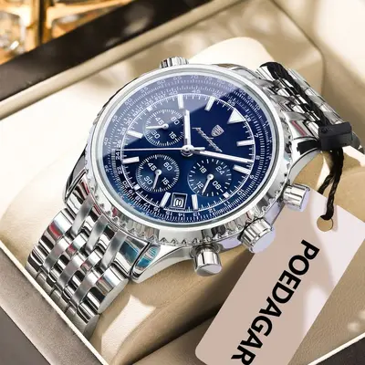Schweizer Markenherbenuhr wasserdicht multifunktional - 9