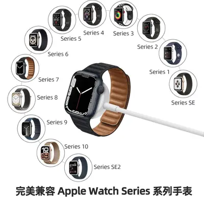 Orijinal saat hızlı şarj iWatchS12345678910 tamamen evrensel kablosuz şarj Apple saat şarj cihazı için uygun