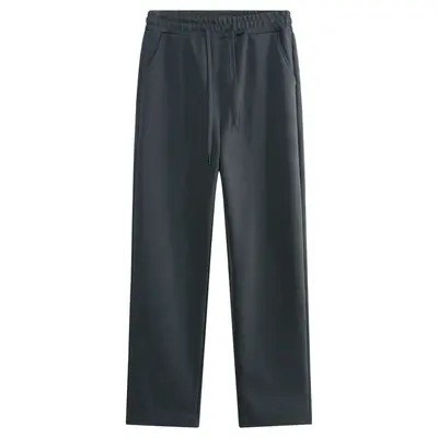 Men's Loose Solid Color Sweatpants, Spring and Autumn, Plus Size - 12