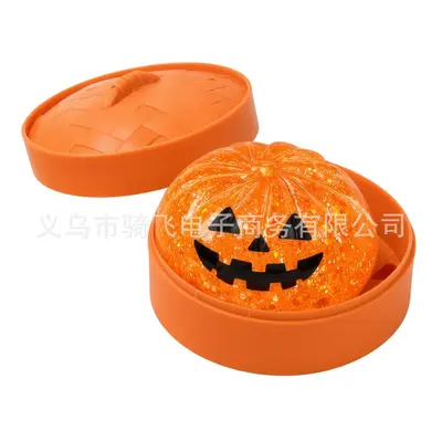 Halloween Pumpkin Bun Squishy Toy, Soft, Slow Rebound - 9