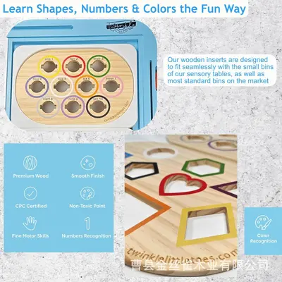 Montessori motor beceri oyunu, ahşap eklenti tahtası